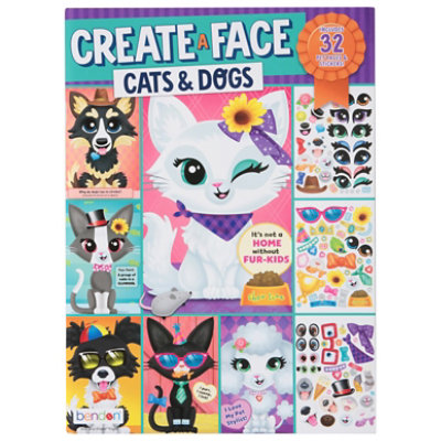 Bendon Cats And Dogs Create A face - Each - Image 3