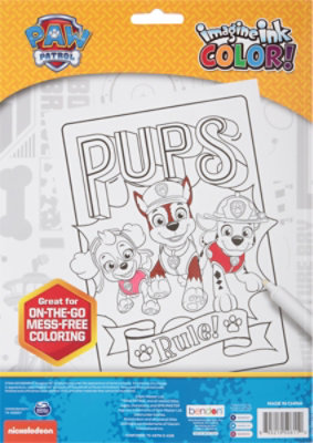 Bendon Paw Patrol Imagine Ink Color Book - Each - Image 4