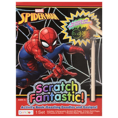 Bendon Spiderman Scratch Fantastic - Each - Image 3