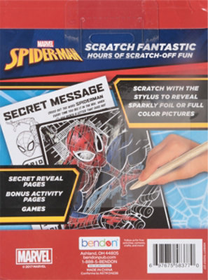 Bendon Spiderman Scratch Fantastic - Each - Image 2