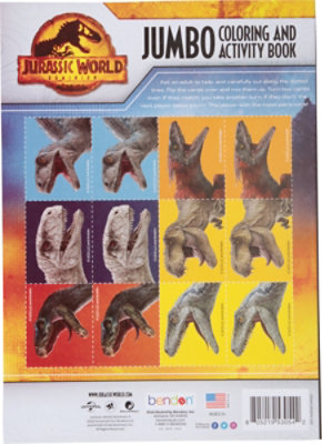 Bendon Jurassic World Jumbo Color - Each - Image 4