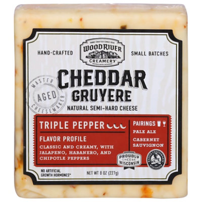 Burnett Dairy And Cady Cheese Cheddar Gruyere Triple Pepper - 8 Oz - Image 3