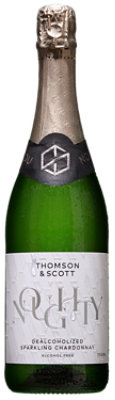 Thomson And Scott Noughty Alcohol Free Sparkling Chardonnay Wine - 750 Ml - Image 1
