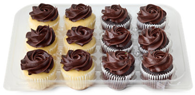 Fudge Cupcakes Assorted 12 Count - Each - Image 1