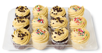 Cookie Dough Buttercream Cupcakes Assorted 12 Count - Each - Image 1