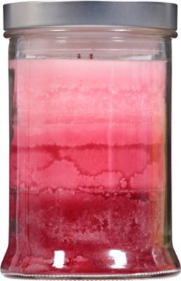 Tuscany Scented Triple Pour Jar Candle Peony Blossom- 18 Oz - Image 4