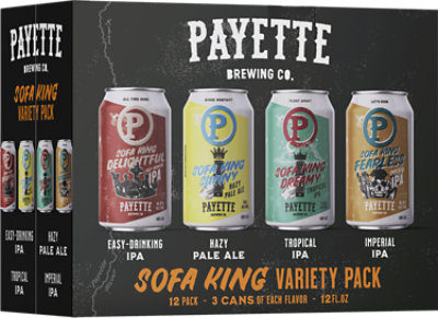 Payette Sofa King Variety Pack Cans - 12-12 Fl. Oz. - Image 1