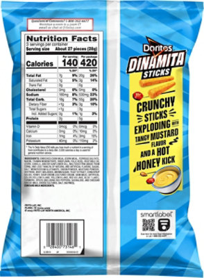 Doritos Dinamita Hot Honey Mustard - 3 Oz - Image 6