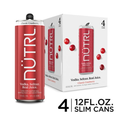 Nutrl Cranberry - 4-12 Fl. Oz. - Image 1