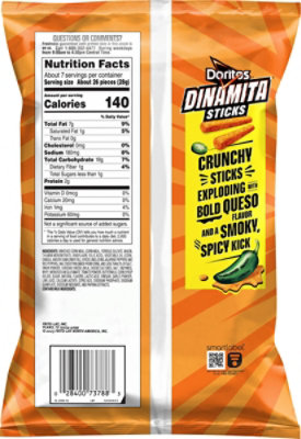 Doritos Dinamita Smoky Chile Queso - 7.375 Oz - Image 6