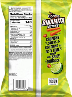 Doritos Dinamita Tangy Fiery Lime - 9 Oz - Image 6