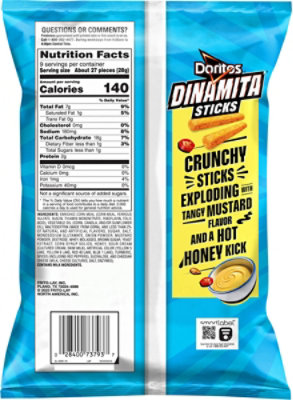 Doritos Dinamita Hot Honey Mustard - 9 Oz - Image 6