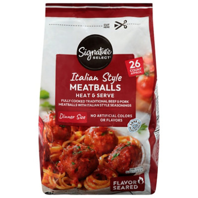 Signature SELECT Italian Meatball Dinner Size - 26 Oz