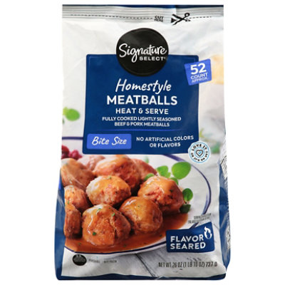 Signature SELECT Homestyle Bite Size Meatballs - 26 Oz