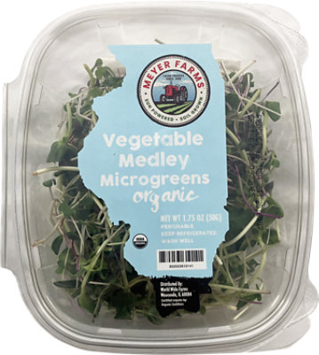 Meyer Farms Microgreen Vegetable Medley Organic - 1.75 Oz. - Image 1