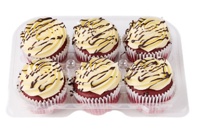 Red Velvet Cupcakes 6 Count - Each - Image 1