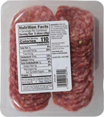 Delallo Hot Sopressata Coins - 4 Oz. - Image 5