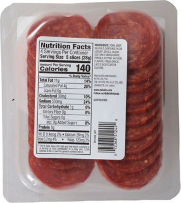 Delallo Pepperoni Coins - 4 Oz. - Image 5