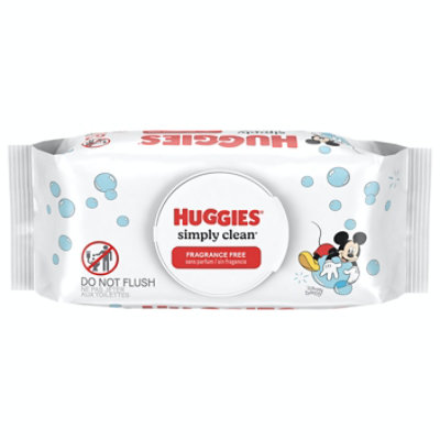 Huggies Simply Clean Unscented Baby Wipes - 64 Count (Pack of 8) - Image 1