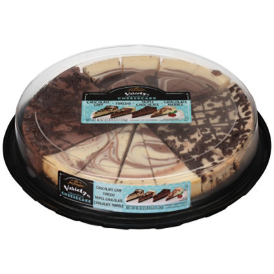 Jon Donaire Chocolate Variety Cheesecake Creamstyle 16 Slice 9 Inches - 2.5 Lb - Image 2