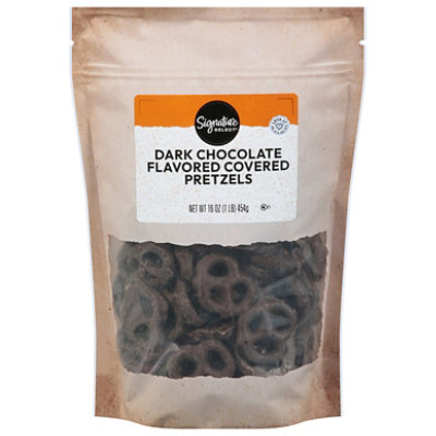 Signature SELECT Dark Chocolate Covered Pretzels - 16 Oz. - Image 3