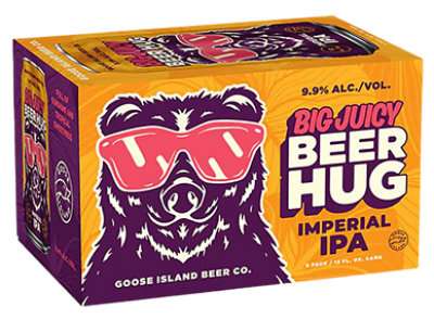 Goose Island Big Juicy Beer Hug Imperial Ipa In Cans - 6-12 Fl. Oz. - Image 1