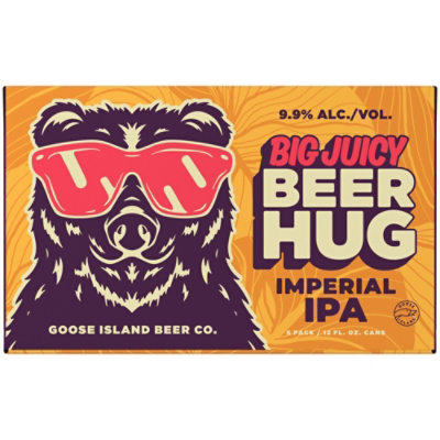 Goose Island Big Juicy Beer Hug Imperial Ipa In Cans - 6-12 Fl. Oz. - Image 2