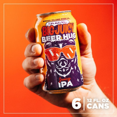Goose Island Big Juicy Beer Hug Imperial Ipa In Cans - 6-12 Fl. Oz. - Image 4