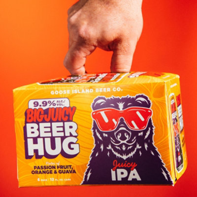 Goose Island Big Juicy Beer Hug Imperial Ipa In Cans - 6-12 Fl. Oz. - Image 5