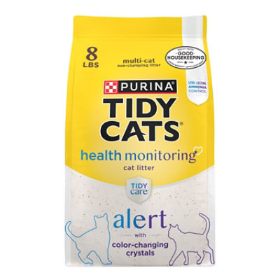 Purina Tidy Cats Tidy Care Alert Cat Health Monitoring Non Clumping Cat Litter - 8 Lb - Image 1