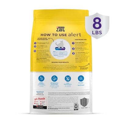 Purina Tidy Cats Tidy Care Alert Cat Health Monitoring Non Clumping Cat Litter - 8 Lb - Image 4