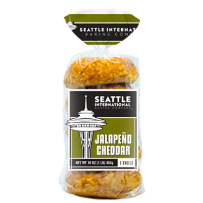 Seattle International Jalapeno Cheddar Bagel - 16 Oz - Image 2