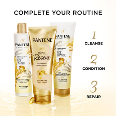 Pantene Nutrient Blends Conditioner with Rice Bran Oil - 8 Fl. Oz. - Image 7