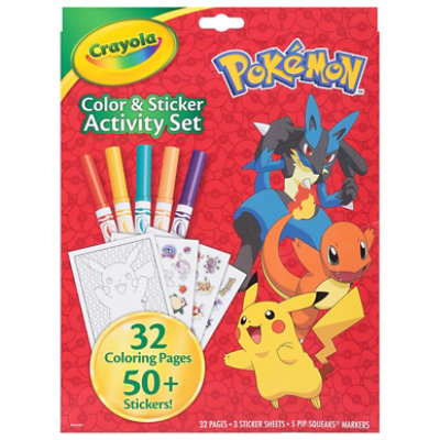 Crayola Pokemon Color and Sticker Activity Set - Each - Image 3