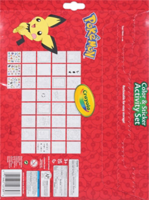 Crayola Pokemon Color and Sticker Activity Set - Each - Image 4