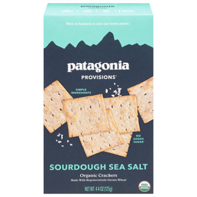 Patagonia Provisions Sourdough Sea Salt Organic Crackers Box - 4.4 Oz - Image 3