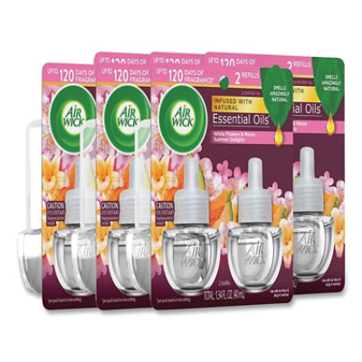 Air Wick Life Scents Scented Oil Refills, Summer Delights, 0.67 Oz, 2/pack - Image 1