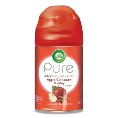 Air Wick Freshmatic Ultra Automatic Spray Refill, Apple Cinnamon Medley, 5.89 Oz Aerosol Spray - Image 1