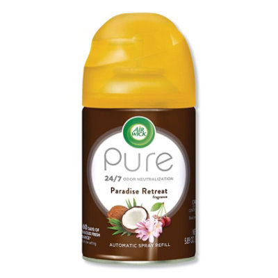Air Wick Freshmatic Life Scents Ultra Refill, Paradise Retreat, 5.89 Oz Aerosol Spray - Image 1