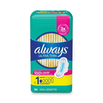 Always Ultra Thin Pads (Pack of 36) - Image 1