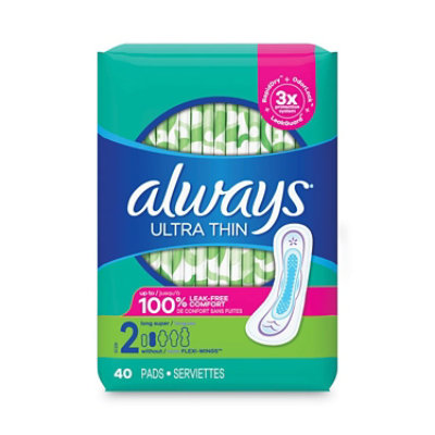 Always Ultra Thin Pads (Pack of 40) - Image 1