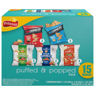 Frito Lay Puff And Pop Mix Variety Pack - 15 Count - Image 3