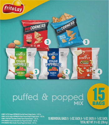 Frito Lay Puff And Pop Mix Variety Pack - 15 Count - Image 6