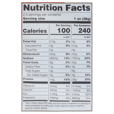 Agro Power Jerky Savory Original - 2.5 Oz - Image 4