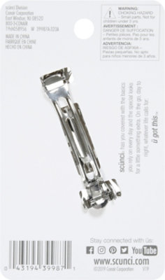 Barrette With Stones 1 Pack - Each - Image 4