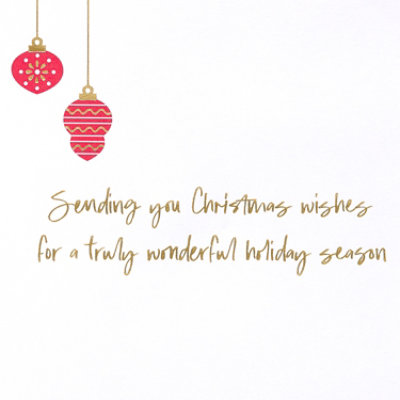 Papyrus 3D Christmas Tree With Ornaments Christmas Card - Each - Image 2
