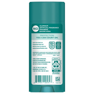 Tom’s Deodorant Mountain Spring Natural - 3.25 Oz - Image 2