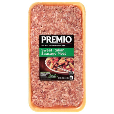 Premio Sweet Italian Ground Sausage Meat - 24 Oz. - Image 2