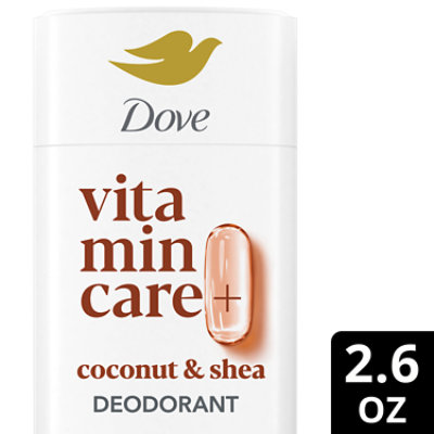 Dove Deodorant Stick Vitamin Care Coconut And Shea - 2.6 Oz. - Image 2