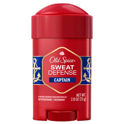 Old Spice Sweat Defense Apdo Sticks Deodorants Stick Captain - 2.6 Oz.